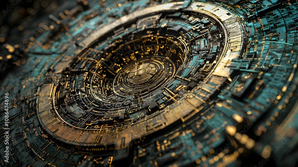 Exploring digital artistry abstract technology design virtual realm 3d rendering futuristic vibes close-up view conceptual innovation Exploring digital artistry abstract technology design virtual realm 3d rendering futuristic vibes close-up view conceptual innovation