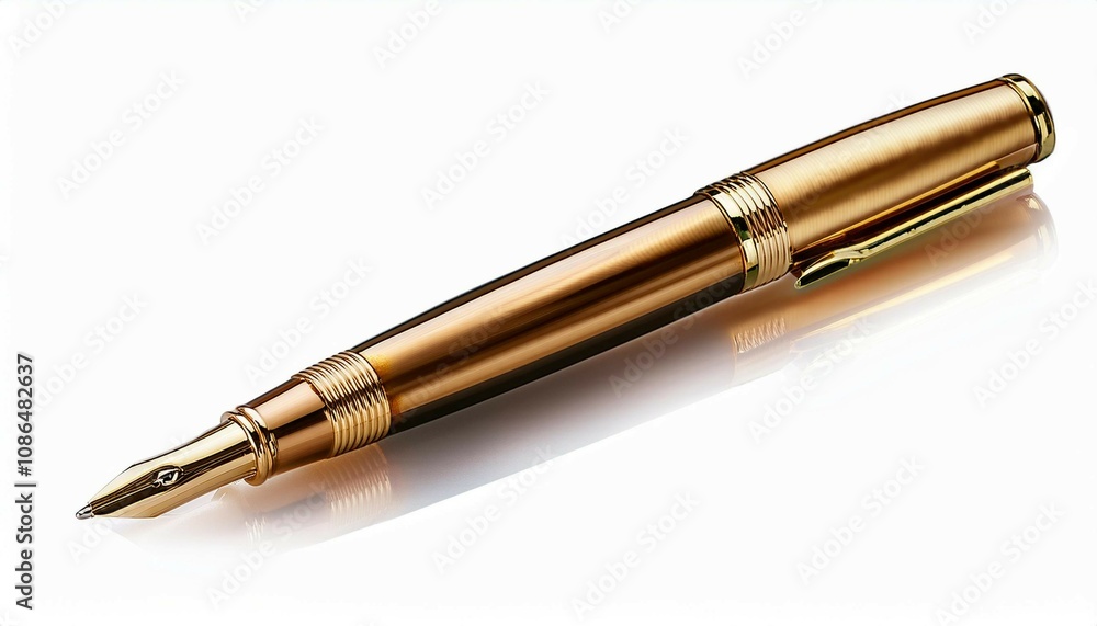 fountain pen isolated on white background fountain pen isolated on white background
