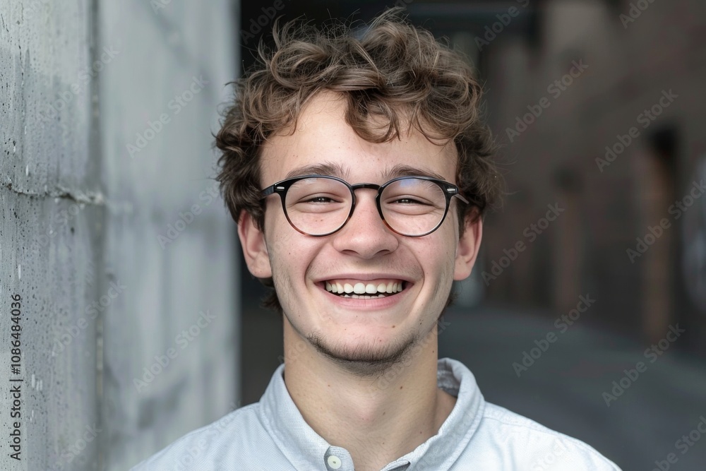 Abstract Concept of Confidence Captured in Young Man's Image Abstract Concept of Confidence Captured in Young Man's Image