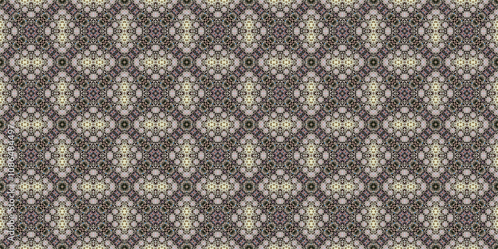 Fototapeta premium Seamless abstract pattern. The texture is abstract. Abstract endless symmetrical background