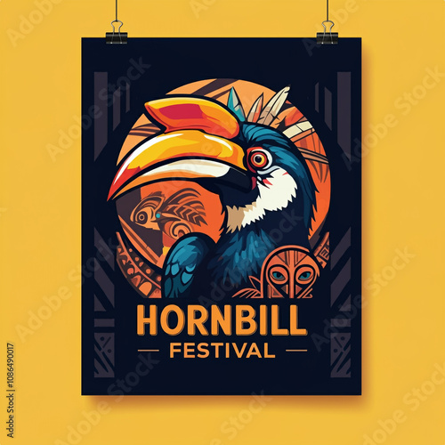 A stylized poster of the Ho...