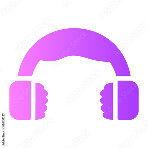 earmuffs Gradient icon