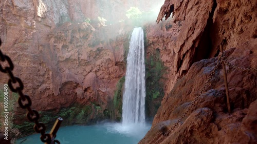 Mooney Waterfall in Havasupai Indian Reservation