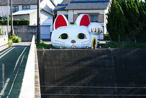Quadro su tela 見守り猫のとこにゃん 愛知県常滑市
