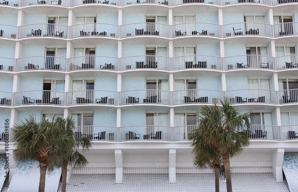 Building Detail Near Waterfront Clearwater Beach Florida Building Detail Near Waterfront Clearwater Beach Florida