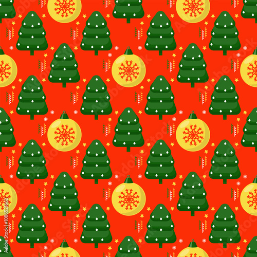 estive seamless pattern is perfect for New Year and Christmas themes