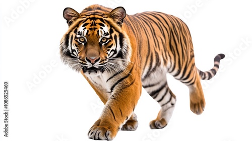 Majestic Tiger Walking Towards the Viewer