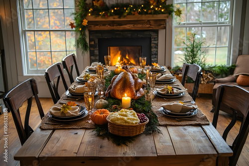 A well toasted turkey as a celebration of thanksgiving party