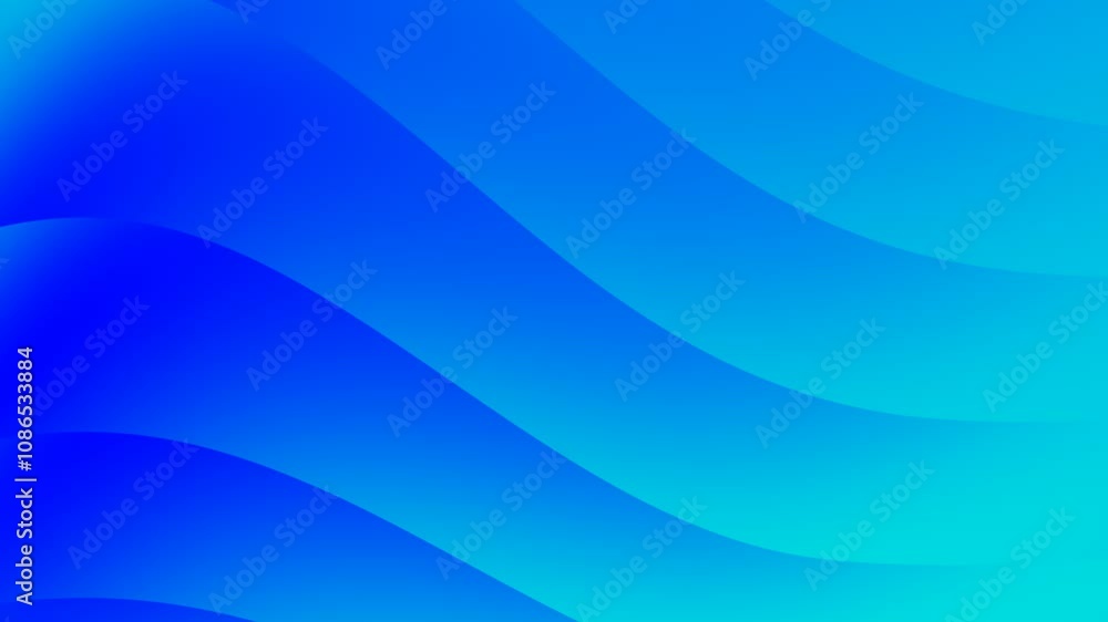 Blue gradient wavy lines animation background loop 4K suitable for web design, digital art, technology graphics, and abstract presentations or backgrounds Blue gradient wavy lines animation background loop 4K suitable for web design, digital art, technology graphics, and abstract presentations or backgrounds