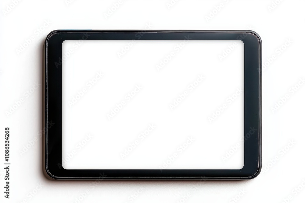 Blank Tablet on White Background Blank Tablet on White Background