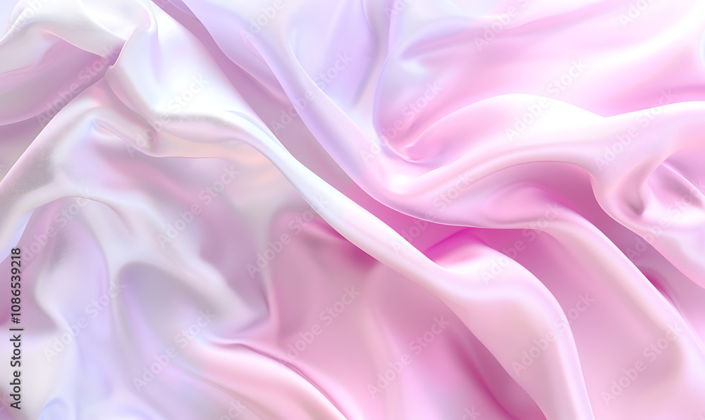 Fototapeta premium Gentle transitions from pastel pink to lavender provide a soothing and dreamy background