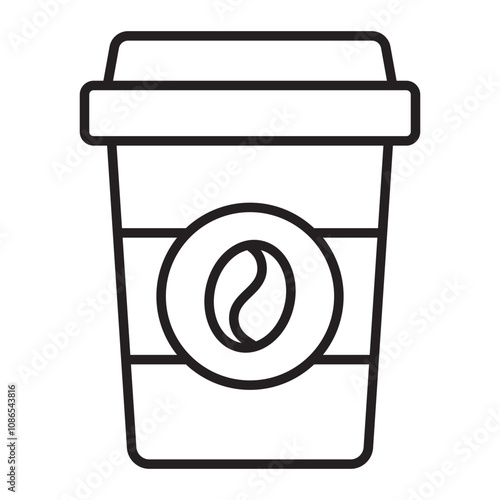 Coffee Cup line icon.