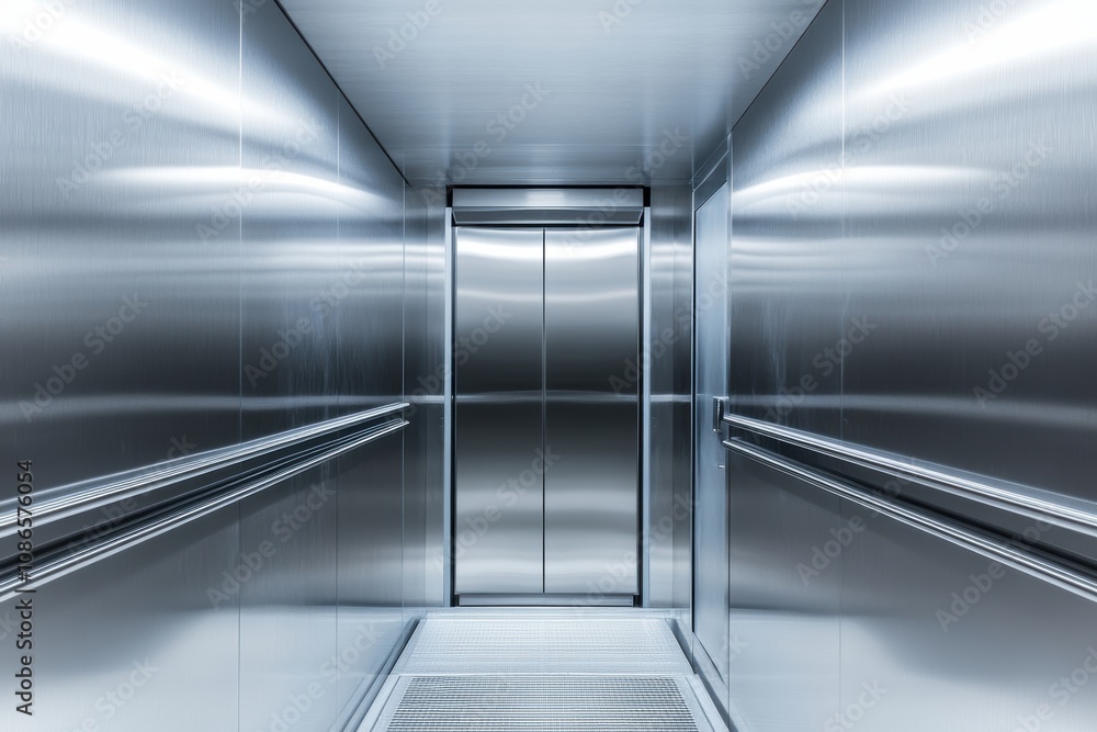 Obraz premium Corrosion-resistant stainless steel used in industrial cooling systems, ensuring efficiency and durability