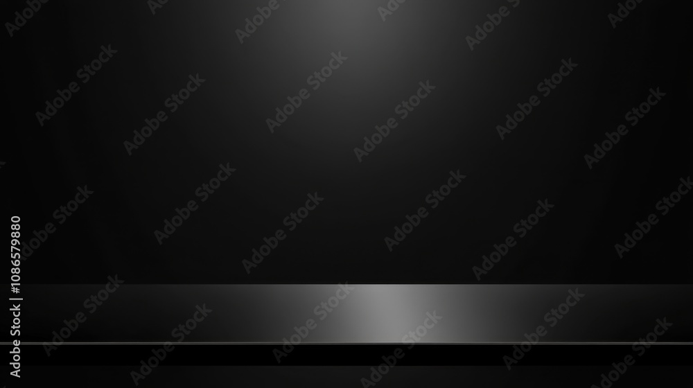 Dark background with subtle texture and light reflection creating an atmosphere of depth and modernity in a minimalist setting Dark background with subtle texture and light reflection creating an atmosphere of depth and modernity in a minimalist setting