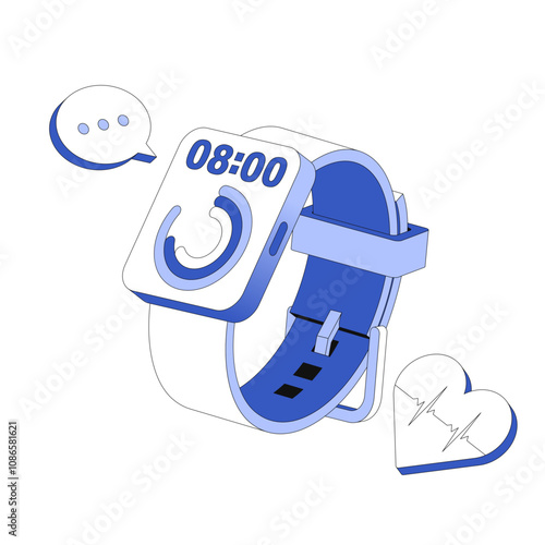 Smart watch for heart health monitoring