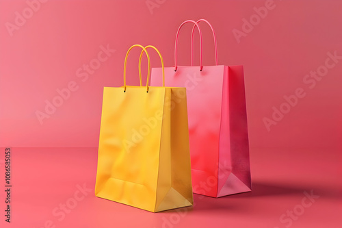 colorful paper bags