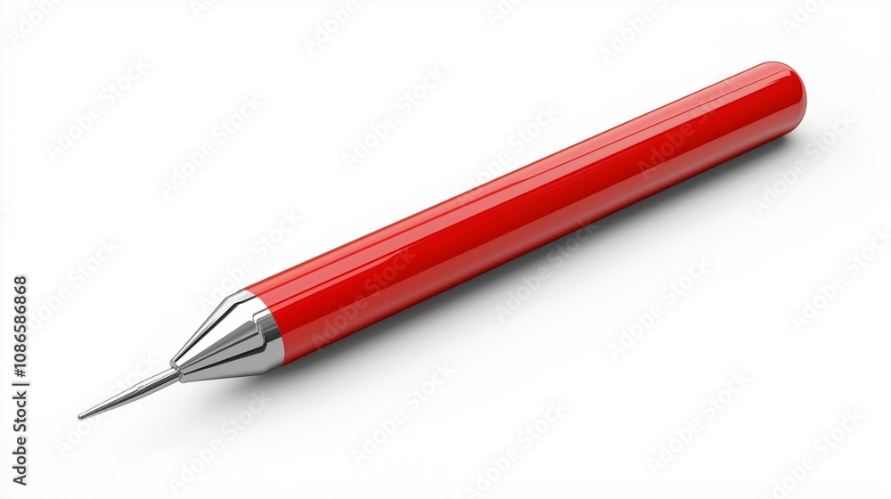 close up of a pushpin on white background with clipping path close up of a pushpin on white background with clipping path