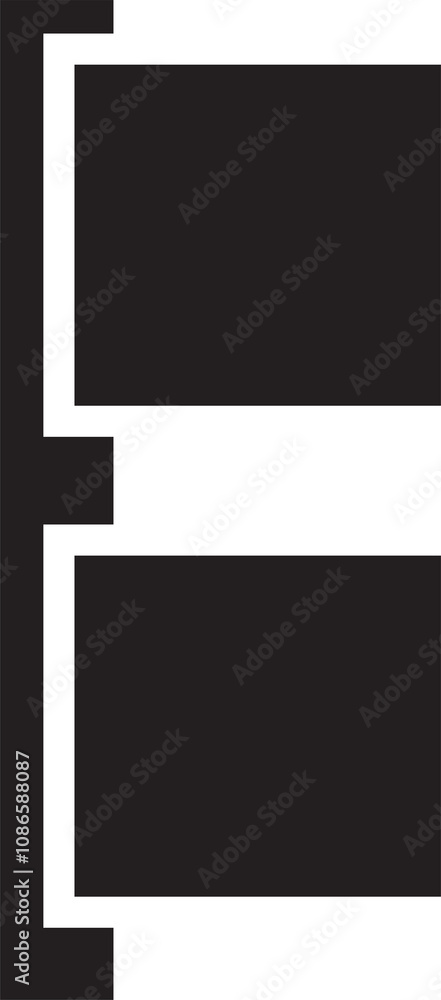 Fototapeta premium Signpost Glyph Icon