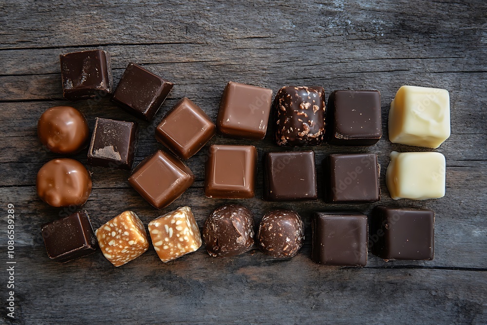 Fototapeta premium chocolate with nuts