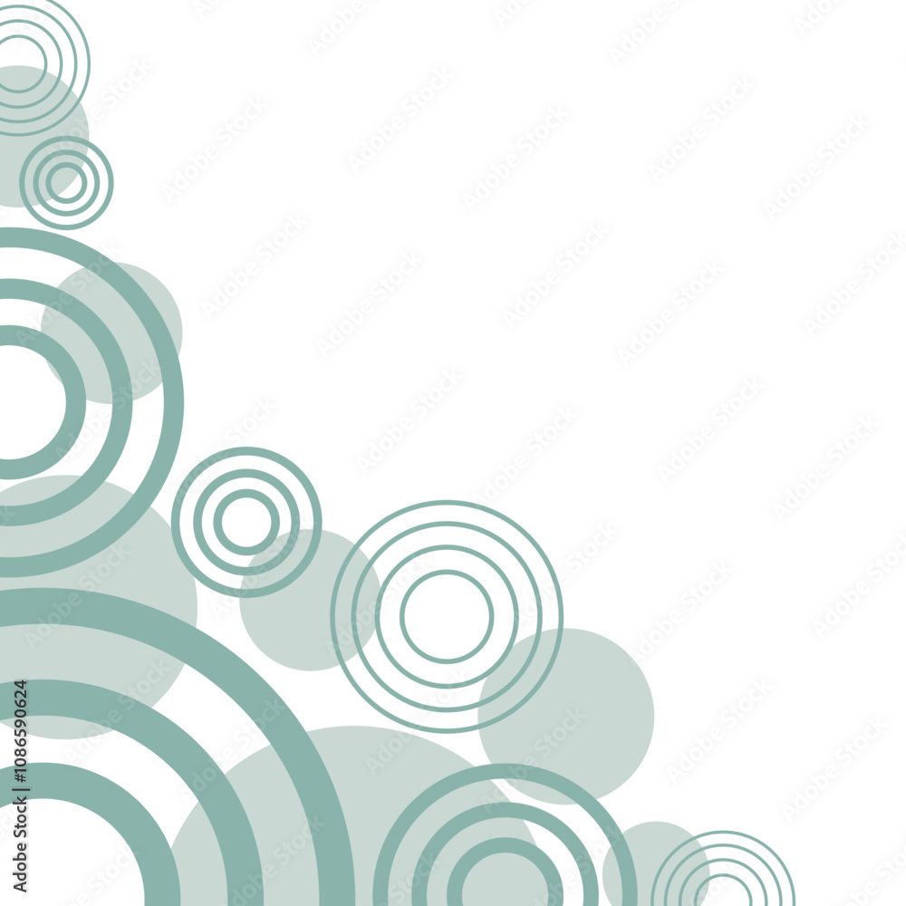 Abstract Circle Geometric Corner Abstract Circle Geometric Corner