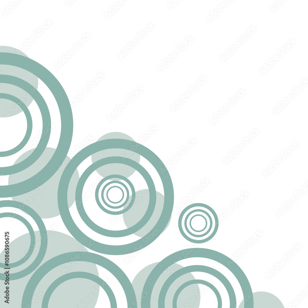 Abstract Circle Geometric Corner Abstract Circle Geometric Corner