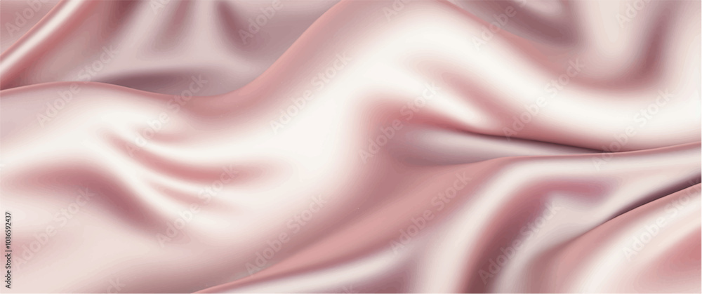 Light smooth elegant pink silk fabric background. Textile texture. Vector illustration Light smooth elegant pink silk fabric background. Textile texture. Vector illustration
