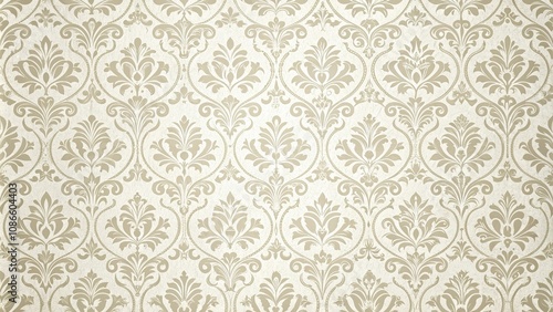 Damask seamless wallpaper background, luxurious fabric texture, elegant damask pattern, classic look, ornate decorations