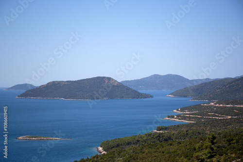 Beautiful views of Croatia islands