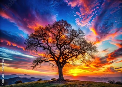Double exposure artistry unveils the beauty of Galaverna Appenninica, merging nature's grace.