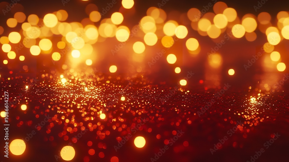 A red background with a red Christmas tree and red ornaments A red background with a red Christmas tree and red ornaments