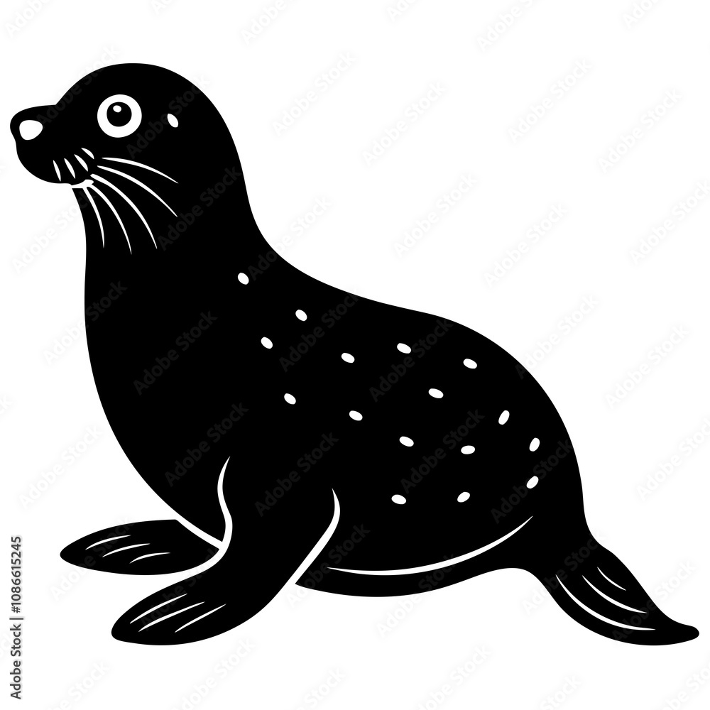 seal on white seal on white