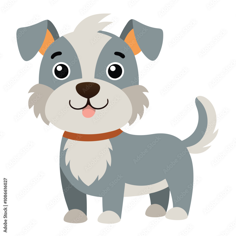 Fototapeta premium Cute Dog Cartoon Character