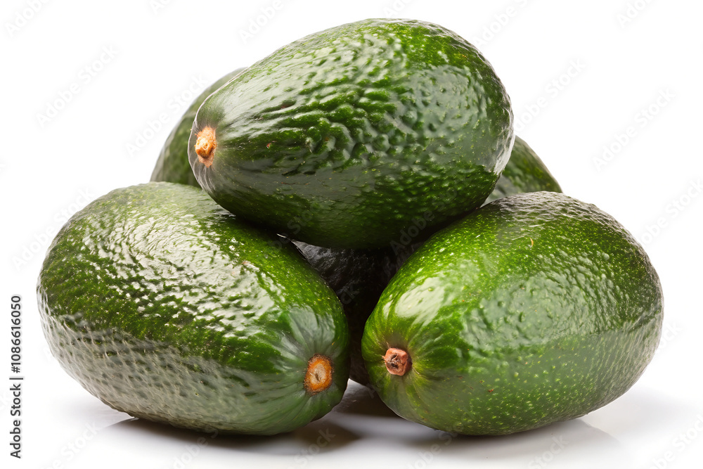 avocado isolated on white avocado isolated on white
