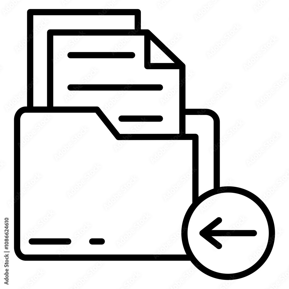 Document Import Icon Element For Design Document Import Icon Element For Design