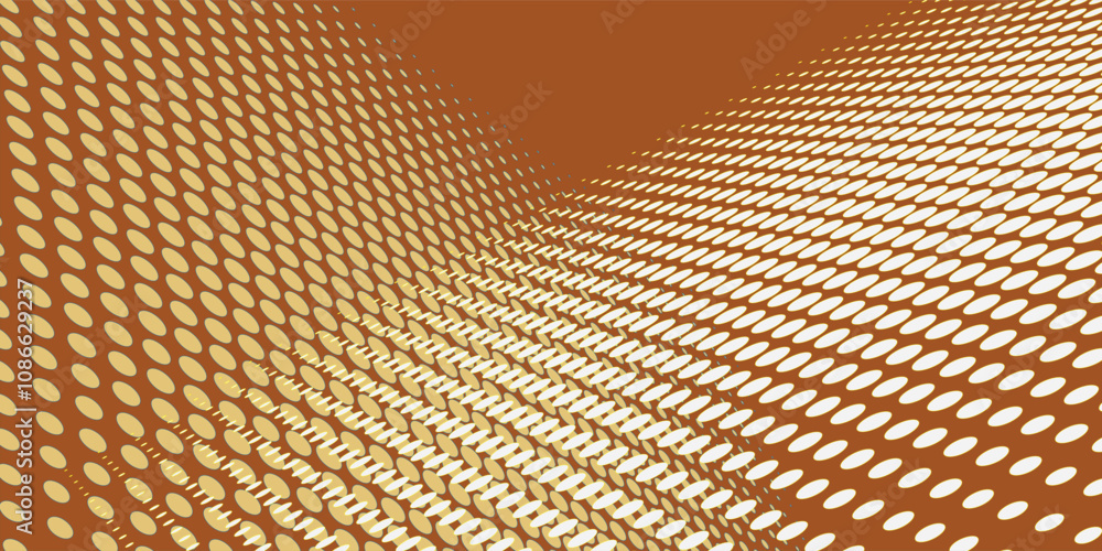 Beautiful wave pattern of dots. Monochrome banner in a bright design. Abstract monochrome dotted graphic background for posters, websites, business cards, covers, label layouts Beautiful wave pattern of dots. Monochrome banner in a bright design. Abstract monochrome dotted graphic background for posters, websites, business cards, covers, label layouts