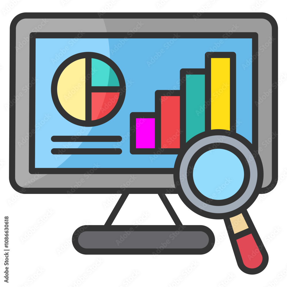 Market Research Icon Element For Design Market Research Icon Element For Design