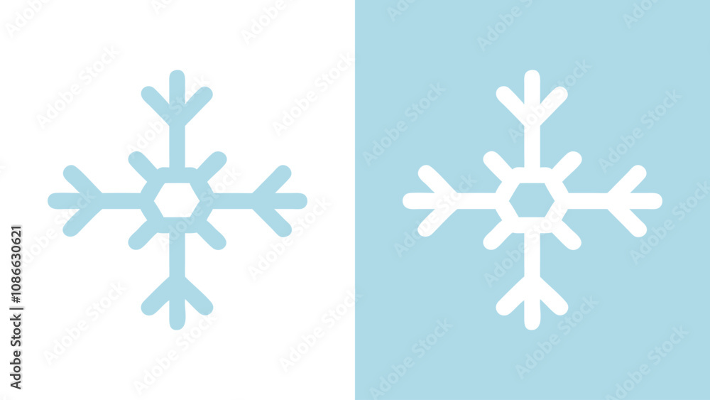 Snowflake icon. Simple Blue and White Snowflake Icon Illustration. set of snowflakes on white background. Snowflake winter. Snowflakes icons. Winter icon. Snowflake icon. Simple Blue and White Snowflake Icon Illustration. set of snowflakes on white background. Snowflake winter. Snowflakes icons. Winter icon.
