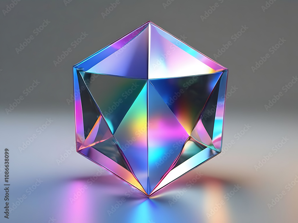 Holographic Prism Singular object Maximum quality and photorealistic 2 Holographic Prism Singular object Maximum quality and photorealistic 2
