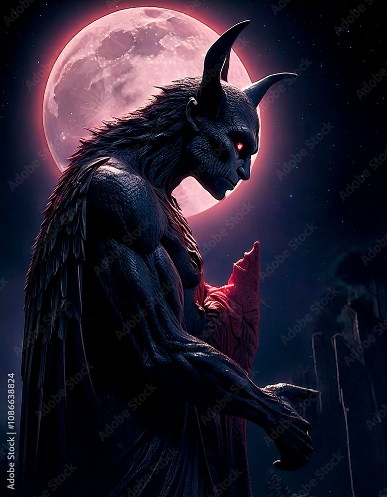 Fototapeta premium Gargoyles and Fantasy Creatures.