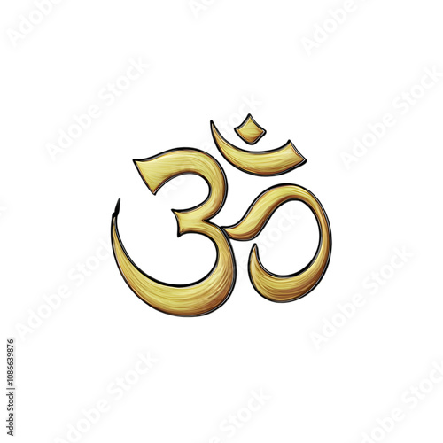 golden om symbol