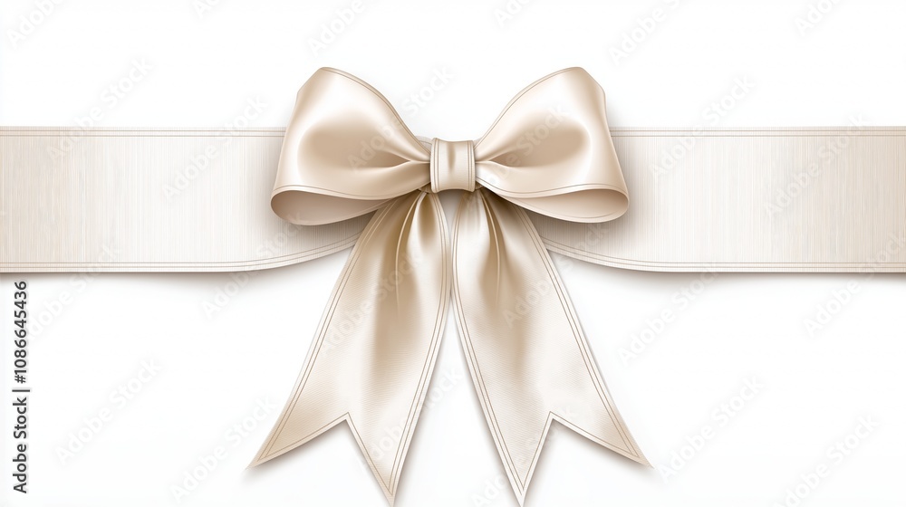 satin ribbon bows isolated on white background satin ribbon bows isolated on white background