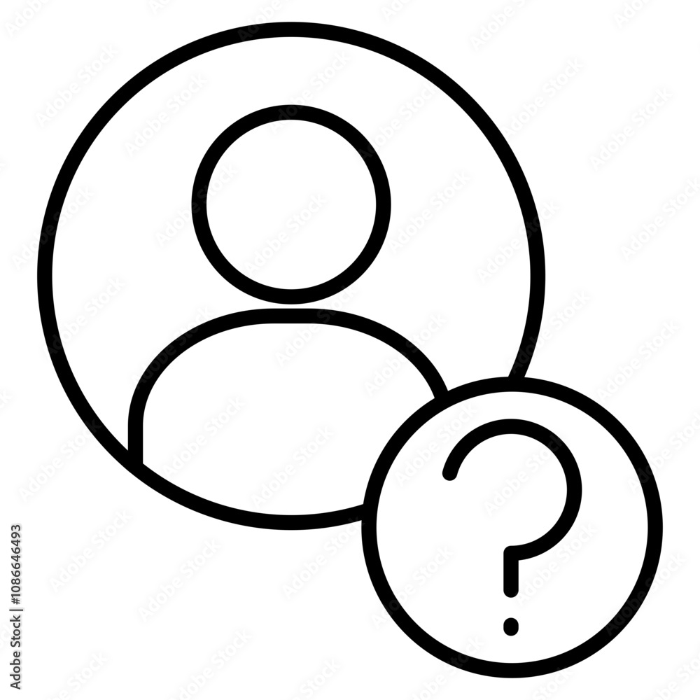 Account Faq Icon Element For Design Account Faq Icon Element For Design
