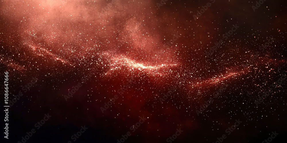 A red galaxy with a lot of stars and dust A red galaxy with a lot of stars and dust