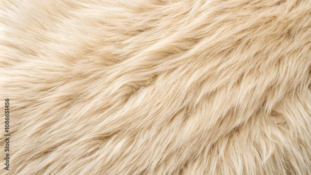 Fototapeta premium Soft, textured fur closeup, a warm, natural backdrop
