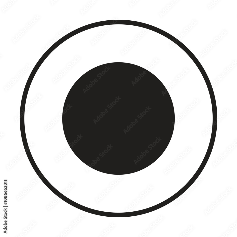 stop video icon vector on white background stop video icon vector on white background