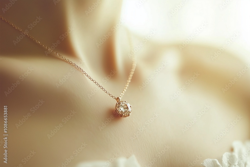 close up of a woman's neck wearing a diamond necklace jewelry close up of a woman's neck wearing a diamond necklace jewelry