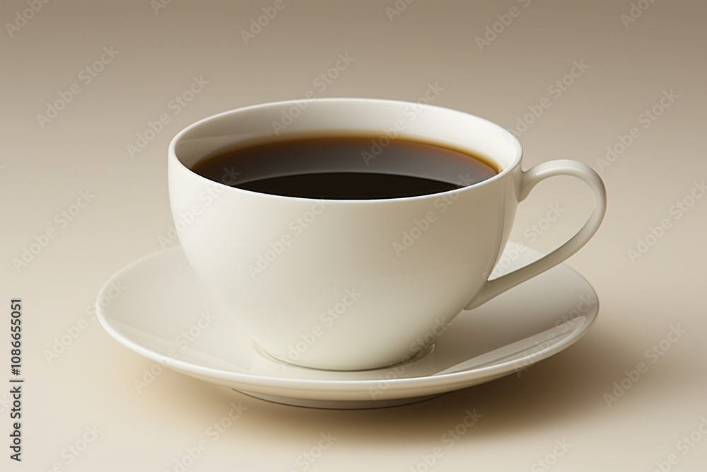Enjoying a warm cup of black coffee in a minimalist setting during a quiet morning moment. Generative AI Enjoying a warm cup of black coffee in a minimalist setting during a quiet morning moment. Generative AI