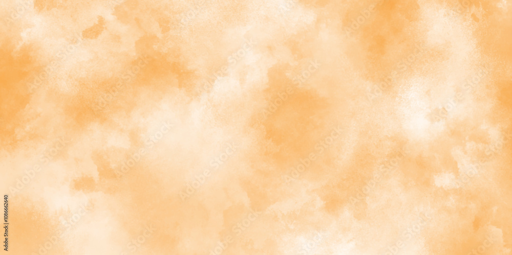 Old paper texture with stains and scratches, Hand painted abstract cloud texture, Paint leaks and ombre effects orange or brown watercolor, watercolor background textures with clouds and stains. Old paper texture with stains and scratches, Hand painted abstract cloud texture, Paint leaks and ombre effects orange or brown watercolor, watercolor background textures with clouds and stains.