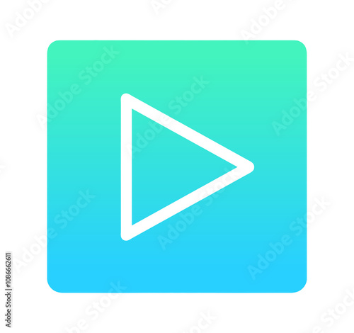Free Download 緑色のグラデーション｜再生ボタン - GFXLoad