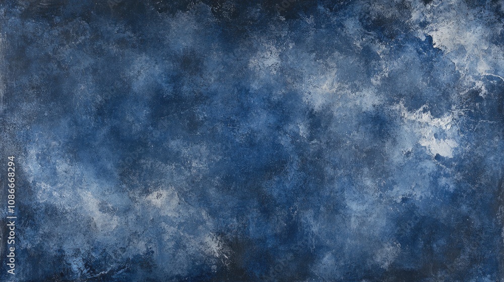 Textured background featuring deep blue and black hues with a rich grunge effect, ideal for artistic projects or as a dramatic wall decor. Textured background featuring deep blue and black hues with a rich grunge effect, ideal for artistic projects or as a dramatic wall decor.